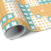 Playful Patchwork Block Pattern ラッピングペーパー (ロールコーナー)