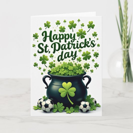 Playful Patrick Day Card カード (正面)
