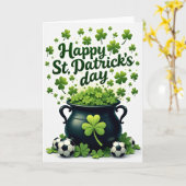 Playful Patrick Day Card カード (黄色い花)