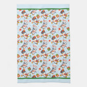 Playful Penguins For Christmas  キッチンタオル (縦)