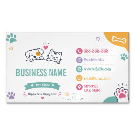 Playful Pet Store Custom   マグネット名刺