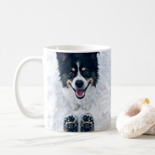 Playful Puppy Coffee Mug | Cute Dog Mug コーヒーマグカップ (ドーナツ)