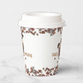 Playful Raccoon Chocolate Chip Birthday 紙コップ (右)