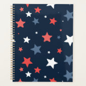 Playful Red White Blue Star planner プランナー手帳 (正面)
