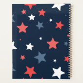 Playful Red White Blue Star planner プランナー手帳 (裏面)