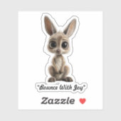 "Playful Roo Friend" シール (シート)