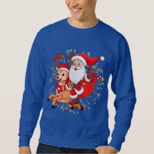 **"Playful Santa Claus Design – Fun and Festive Ch