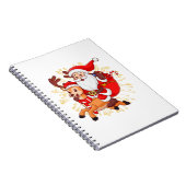 **"Playful Santa Claus Design – Fun and Festive Ch ノートブック (右側)