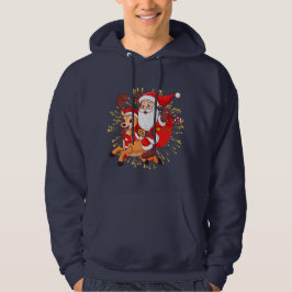 **"Playful Santa Claus Design – Fun and Festive Ch パーカ