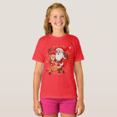 **"Playful Santa Claus Design – Fun and Festive Ch Tシャツ (正面フル)