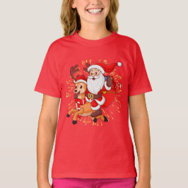 **"Playful Santa Claus Design – Fun and Festive Ch Tシャツ