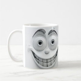 Playful Sarcastic Face 3D Mug Wrap Design コーヒーマグカップ