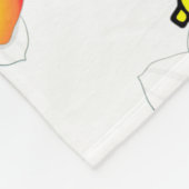 Playful Scribble Pattern Blanket フリースブランケット (角)