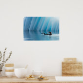 Playful Sea Otter ポスター (キッチン)