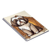 Playful Shih Tzu Dog House  ノートブック