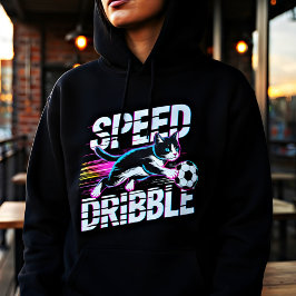 Playful Soccer Cat Women’s Hoodie - Game Day Sidel パーカ