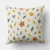 Playful Spring Floral Mother’s Day クッション (裏面)