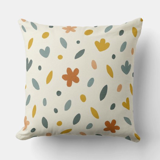 Playful Spring Floral Mother’s Day クッション (正面)