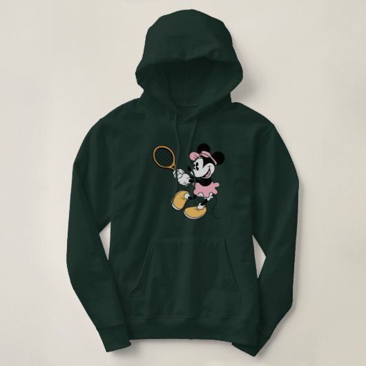 Playful Tennis Swing Hoodie" パーカ (デザイン正面)