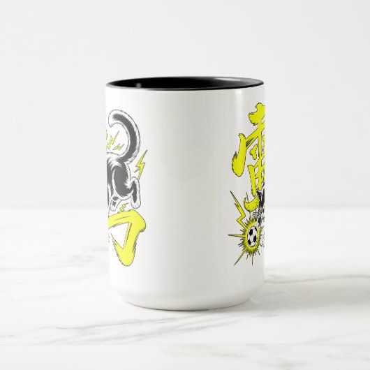 Playful Thunder Cat Mug - Perfect for Soccer Lover マグカップ (中央)