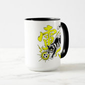 Playful Thunder Cat Mug - Perfect for Soccer Lover マグカップ (正面右)