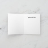 Playful tree spirit blessings card カード (内部)