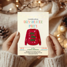 Playful Ugly Sweater Christmas Party - Fun Holiday