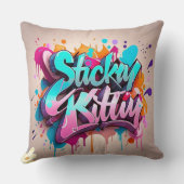 “Playful Urban Vibes” クッション (裏面)