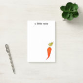 Playful Watercolor Carrot ポストイット (オフィス)