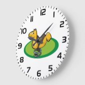 Playground Horse Spring Rider ラージ壁時計 (傾斜)