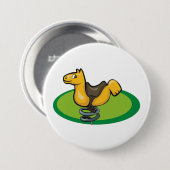 Playground Horse Spring Rider 缶バッジ (正面&裏面)