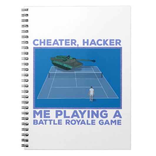 Playing a Battle Royale Game ノートブック (正面)