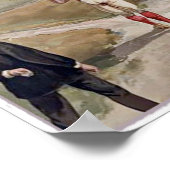 Playing Baseball Louis Prang Antique Print 1887 ポスター (角)