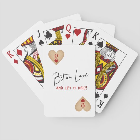 Playing Cards - Bet on Love and Let it Ride! トランプ (裏面)