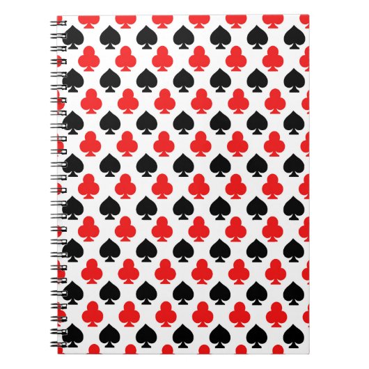 Playing Cards Clubs and Spades Notebook Journal ノートブック (正面)