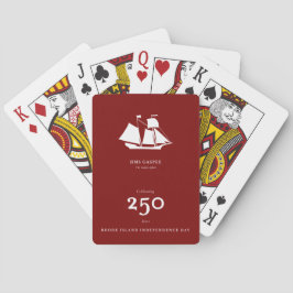 Playing Cards — HMS Gaspee トランプ