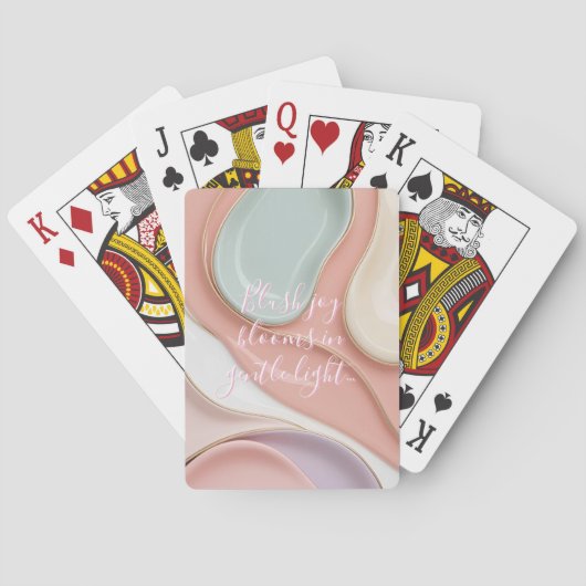 Playing cards in stylish abstract graphic トランプ (裏面)