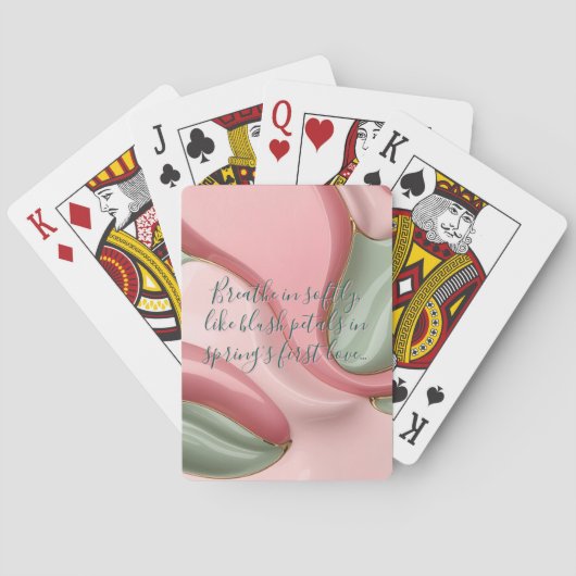 Playing cards in stylish abstract graphic トランプ (裏面)