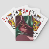 Playing cards in stylish abstract graphic トランプ (裏面)