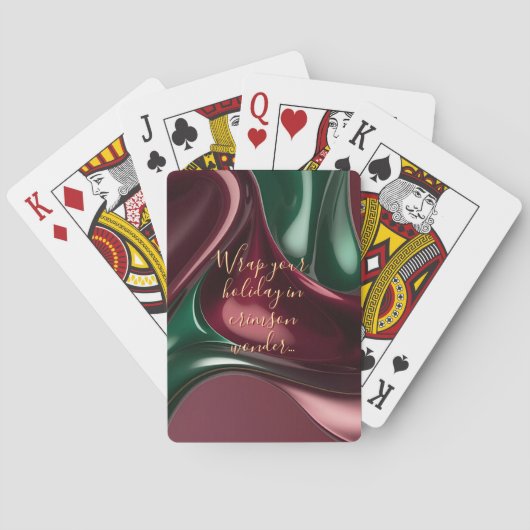 Playing cards in stylish abstract graphic トランプ (裏面)