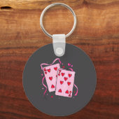 Playing Cards Valentine 6 7 Boys Girls Valentine S キーホルダー (正面)
