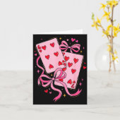 Playing Cards Valentine 6 7 Six Seven Meme Preppy カード (黄色い花)