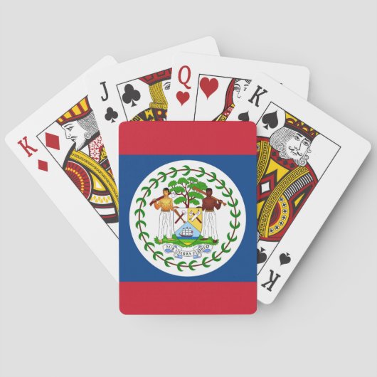 Playing Cards with Flag of Belize トランプ (裏面)