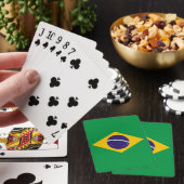 Playing Cards with Flag of Brazil トランプ (インサイチュ)