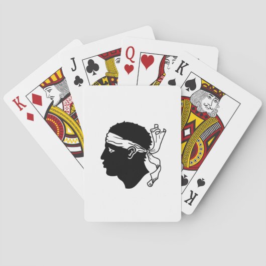 Playing Cards with flag of Corsica トランプ (裏面)