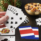 Playing Cards with flag of Costa Rica トランプ (インサイチュ)