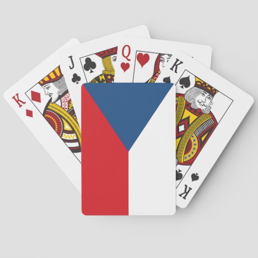 Playing Cards with flag of Czechia トランプ (裏面)