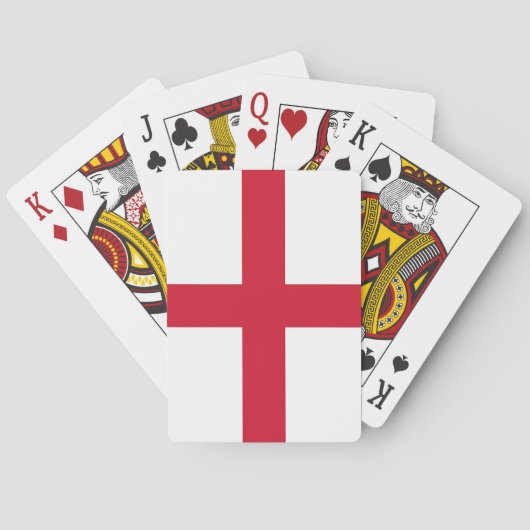 Playing Cards with flag of England トランプ (裏面)