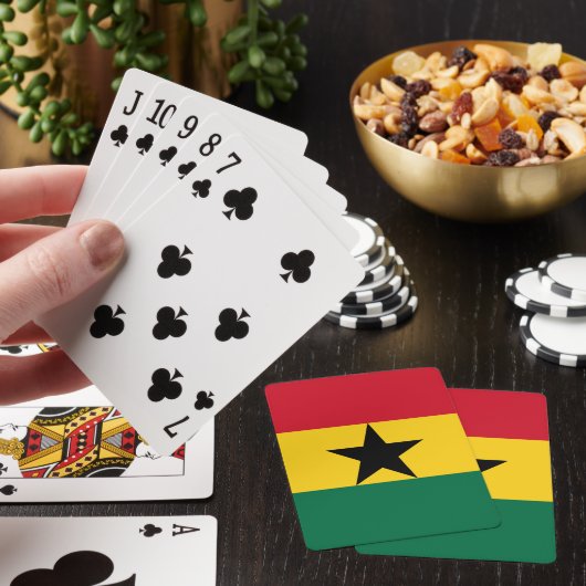 Playing Cards with flag of Ghana トランプ (インサイチュ)