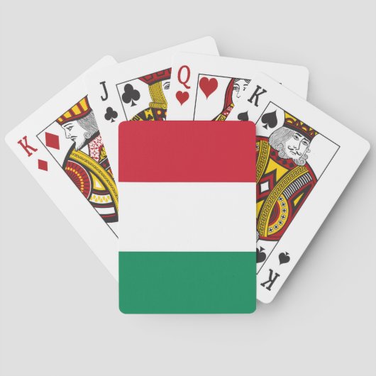 Playing Cards with flag of Hungary トランプ (裏面)